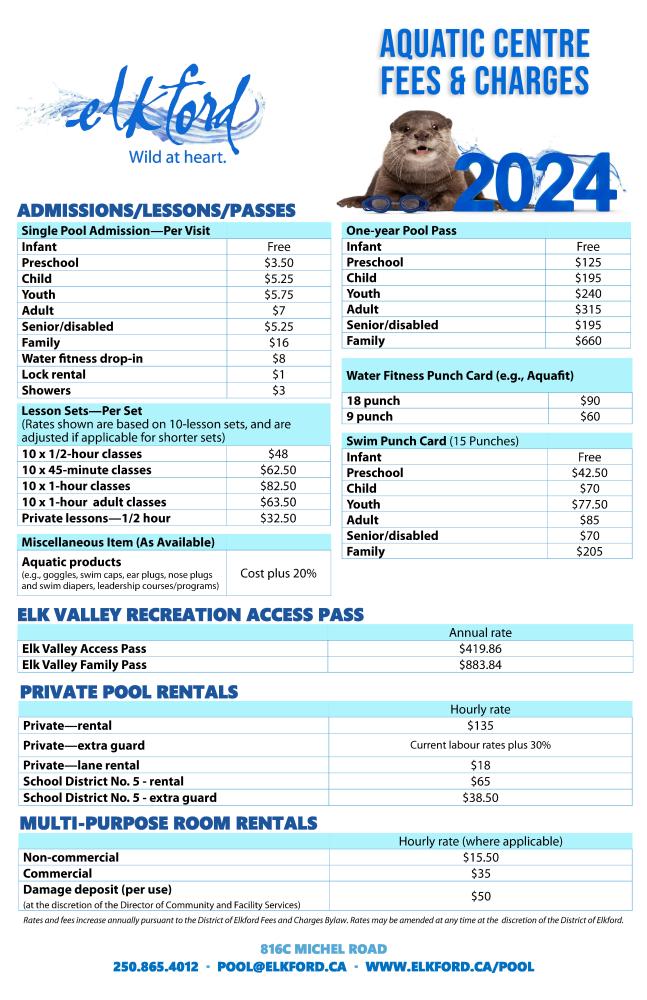 Aquatic Centre District of Elkford